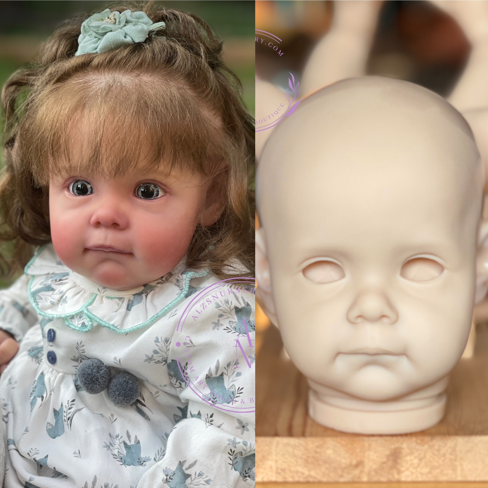 SOLE Maggi sculpt by Natali Blick, brought to life by Ginger Kelly with Alz’s Nursery