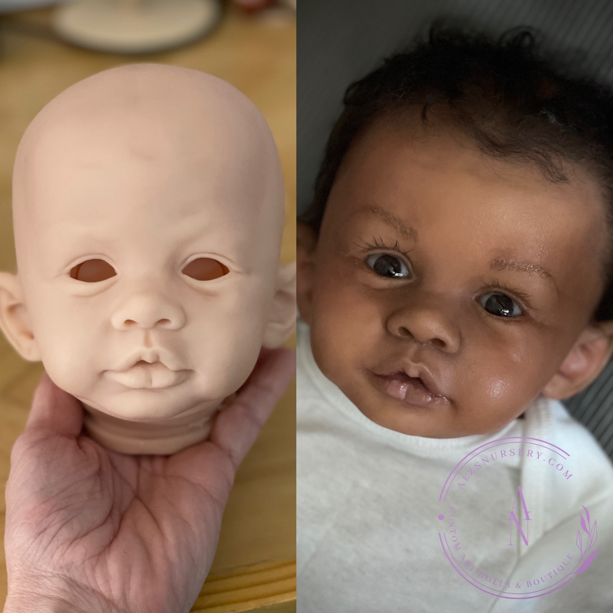 LE Zippy sculpt by Andrea Arcello, brought to life by Ginger Kelly with Alz’s Nursery