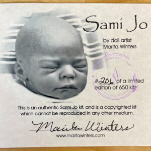 Sami Jo sculpt by Martia Winters, is a limited edition sculpt #206/650
