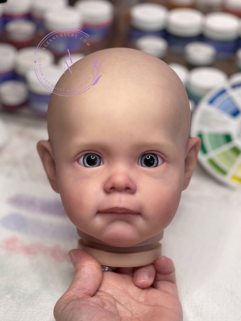 Maggi sculpt by Natali Blick, brought to life by Ginger Kelly with Alz’s Nursery