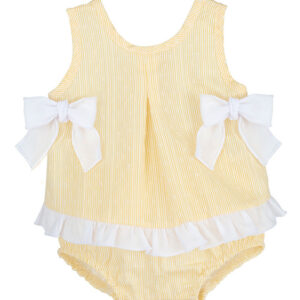 Girls Yellow Nappy Set