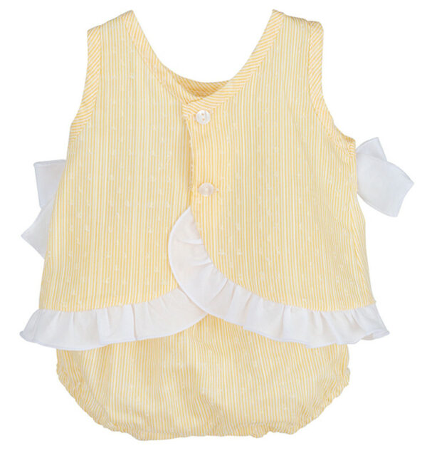 Girls Yellow Nappy Set