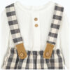 Two Piece Baby’s Checkered Polo Set