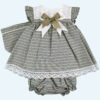 Baby Girls Striped Dress Set