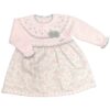 Baby Girls Pink Floral Knit Dress