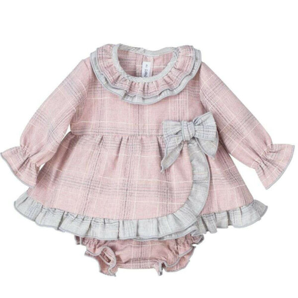 Baby Girls Lilac Crisscross Dress Set