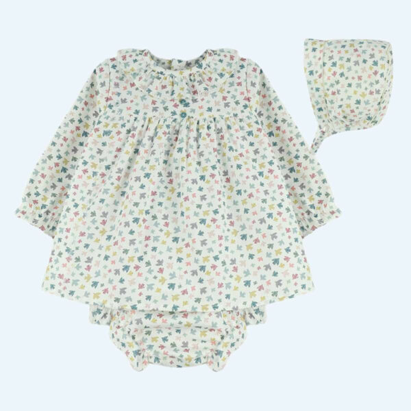 Whimsical Birdie Baby Girls Dress Set