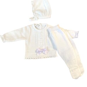 Lana Three Piece Knit Baby Set