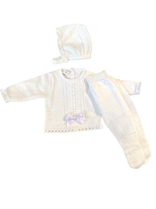 Lana Three Piece Knit Baby Set