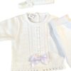 Lana Three Piece Knit Baby Set