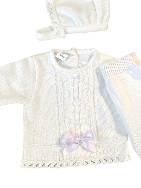 Lana Three Piece Knit Baby Set