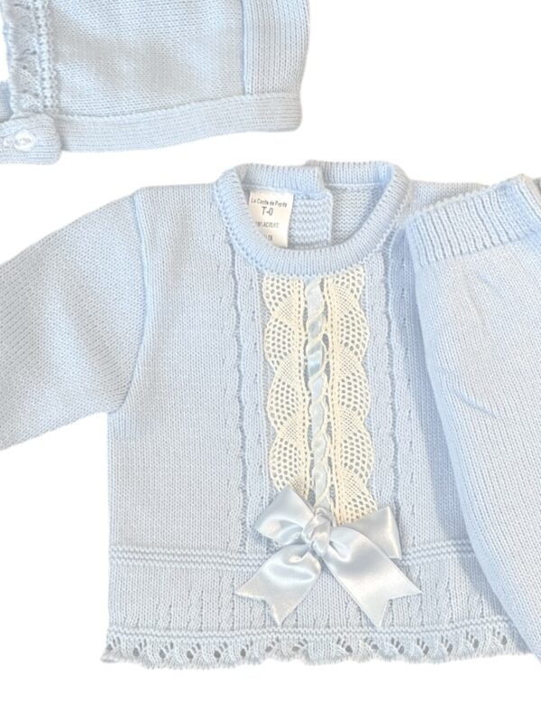 Lana Three Piece Knit Baby Set