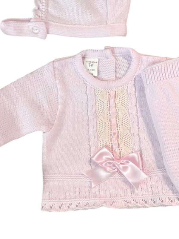 Lana Three Piece Knit Baby Set