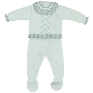 Water Lana Two Piece Knit Baby Set