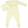 Three Piece Yellow Knit Baby Set