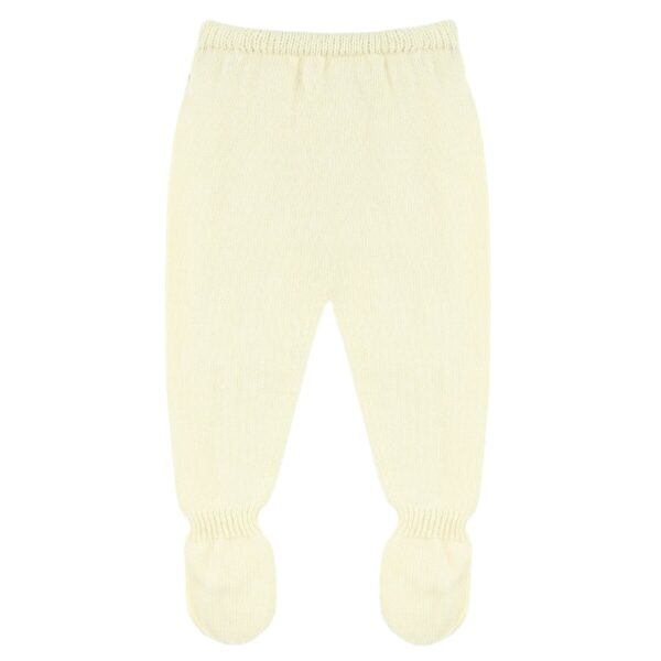 Yellow Cream Lace Knit Gaiter Set