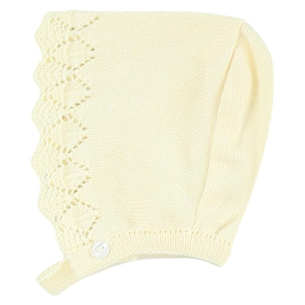 Yellow Cream Lace Knit Gaiter Set