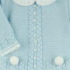 Pompons Three Piece Knit Baby Set