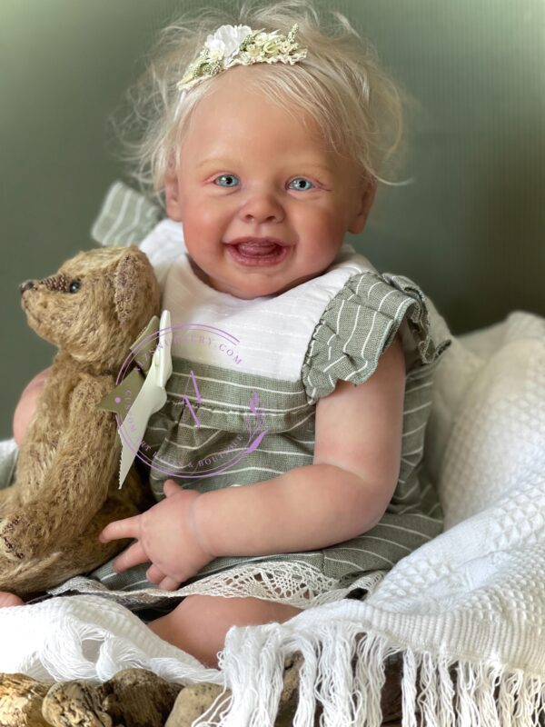 Harper is 2nd edition full limb beautiful sculpt by Andrea Arcello and brought to life by myself Ginger Kelly with Alz’s Nursery