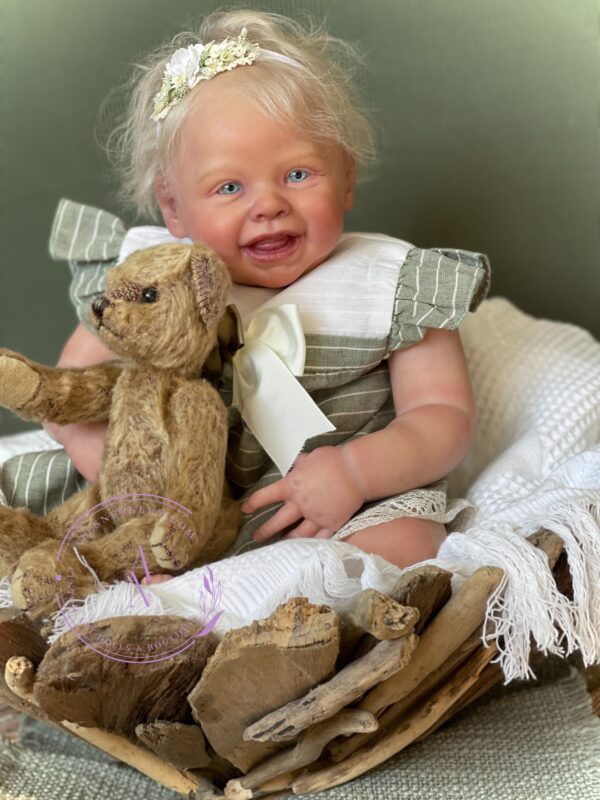 Harper is 2nd edition full limb beautiful sculpt by Andrea Arcello and brought to life by myself Ginger Kelly with Alz’s Nursery