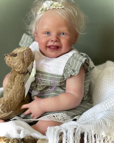 Harper is 2nd edition full limb beautiful sculpt by Andrea Arcello and brought to life by myself Ginger Kelly with Alz’s Nursery